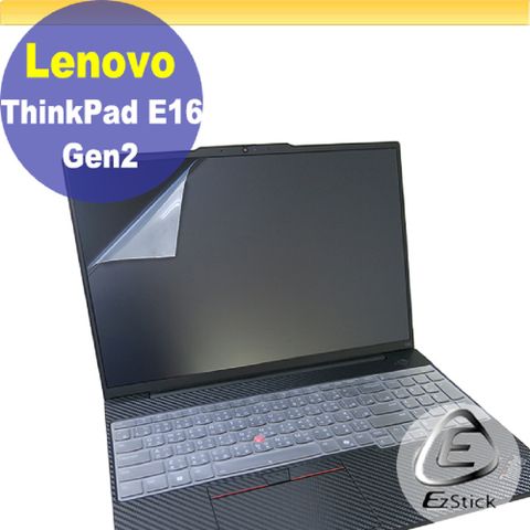 EZstick Lenovo ThinkPad E16 Gen2 適用 靜電式筆電LCD液晶螢幕貼 16吋寬 螢幕貼