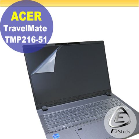 EZstick ACER TravelMate P2 TMP216-51 靜電式筆電LCD液晶螢幕貼 16吋寬 螢幕貼