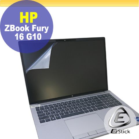 EZstick HP ZBook Fury 16 G10 適用 靜電式筆電LCD液晶螢幕貼 16吋寬 螢幕貼