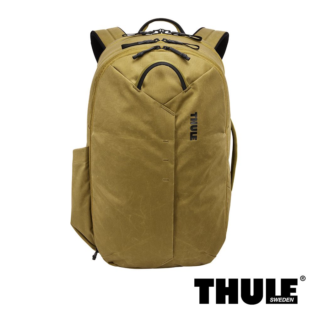 THULE 都樂  Aion 28L 15.6 吋旅行後背包-棕綠色