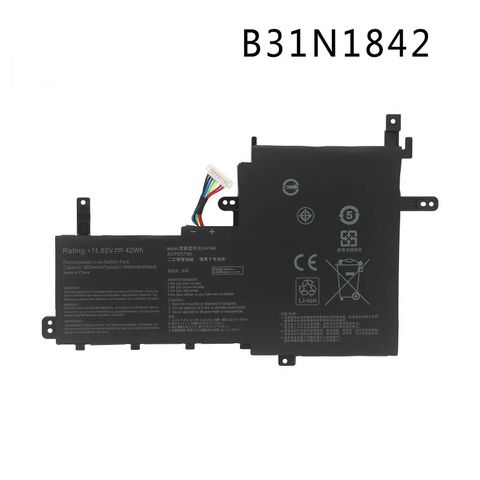 電池適用ASUS S5500F V5050E S531FA/FL V531FL X531FA B31N1842 電池