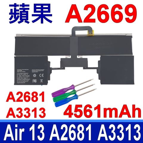 Apple 蘋果 A2669 原廠規格 電池 Macbook Air 13 M2 M3 2022 A2681 A3313