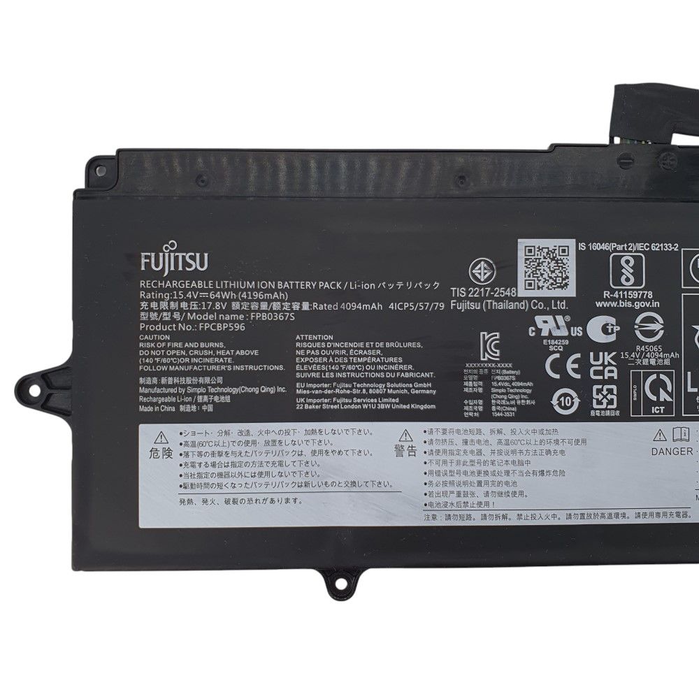 FUJITSU 富士通FPB0367S 電池LifeBook U9 U9312 U9413 U9313X