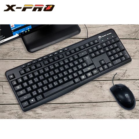 X-Pro 冷鯊2代 多媒體防潑水鍵盤滑鼠組
