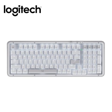 Logitech 羅技 ALTO KEYS K98M 機械式無線鍵盤 珍珠白