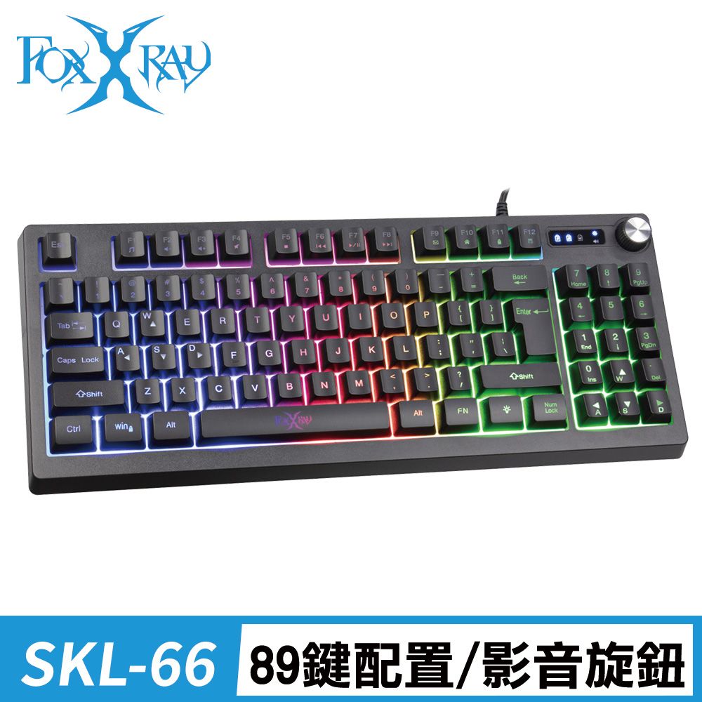 FOXXRAY 狐鐳  阿維斯戰狐89鍵電競鍵盤(FXR-SKL-66)