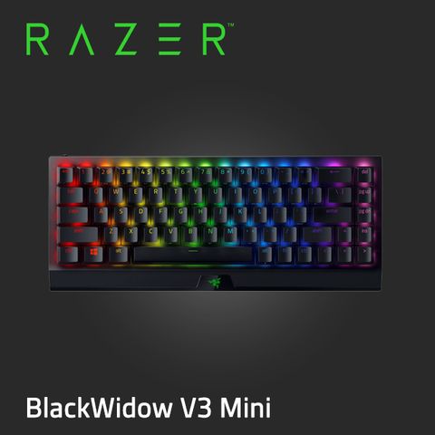 Razer BlackWidow V3 Mini 黑寡婦 無線 65%電競鍵盤 (中文/黃軸)