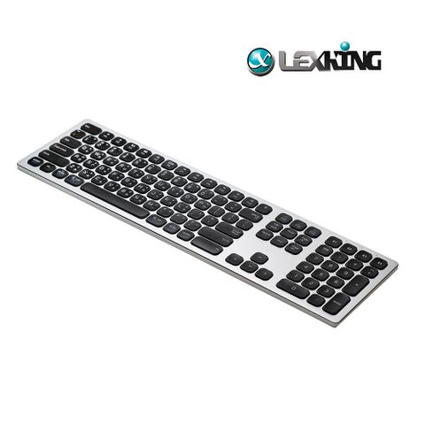 Lexking 雷斯特科技 BT-7308R 雙模式 鋁上蓋 USB / 藍芽 無線鍵盤