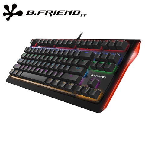 B.FRiEND MK2R Cherry軸 87鍵 發光機械鍵盤(青軸/紅軸)