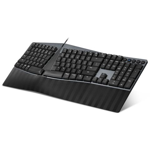 Perixx 佩銳 人體工學全尺寸機械矮軸鍵盤 PERIBOARD-535 茶軸