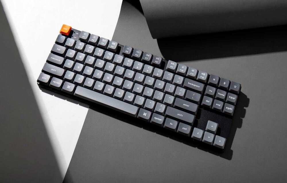 Keychron K1 Max 80% 矮軸 三模機械鍵盤 白色背光 非熱插拔 注音版本