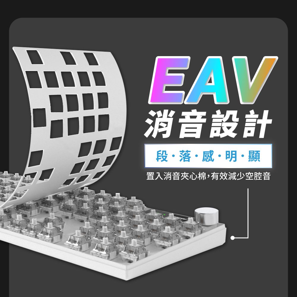 DTAudio 聆翔 【黑色】G300機械鍵盤 電競鍵盤 遊戲鍵盤 辦公鍵盤 RGB 燈 懸浮鍵帽 旋轉按鈕 青軸 全鍵無衝 熱插拔