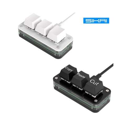 【Godimento】可自定義快速輸入三鍵有線鍵盤(快捷鍵 懶人輸入專用)