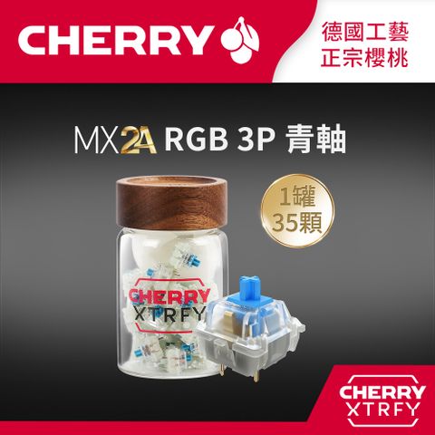 Cherry MX2A RGB 3P 軸體罐 (青軸)