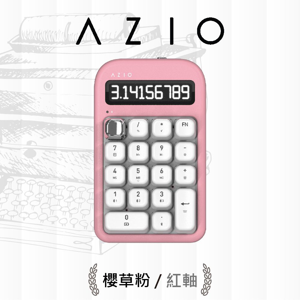AZIO IZO 藍牙計算機鍵盤(紅軸) - PChome 24h購物