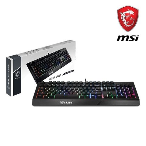 MSI 電競超值全套組合(鍵盤+滑鼠+耳機+鼠墊)