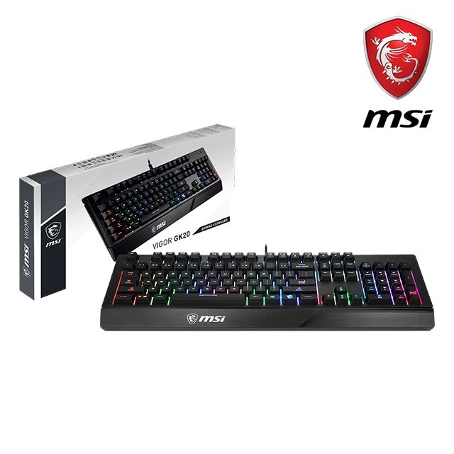 MSI 微星  Vigor GK20 電競鍵盤