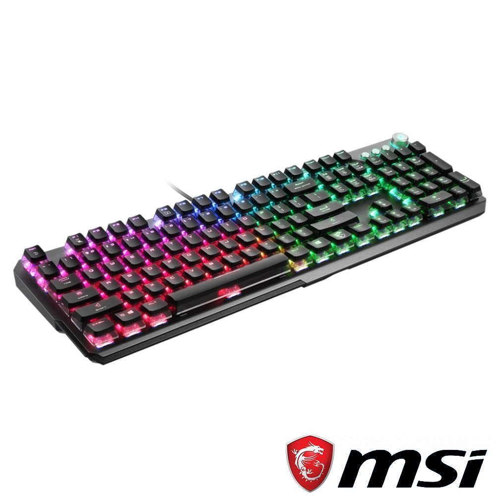 MSI 微星  VIGOR GK71 SONIC BLUE SWITCHES 青軸電競鍵盤