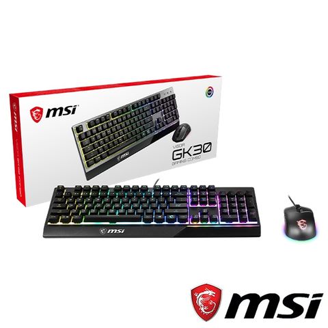 MSI GK30 COMBO電競鍵盤滑鼠組