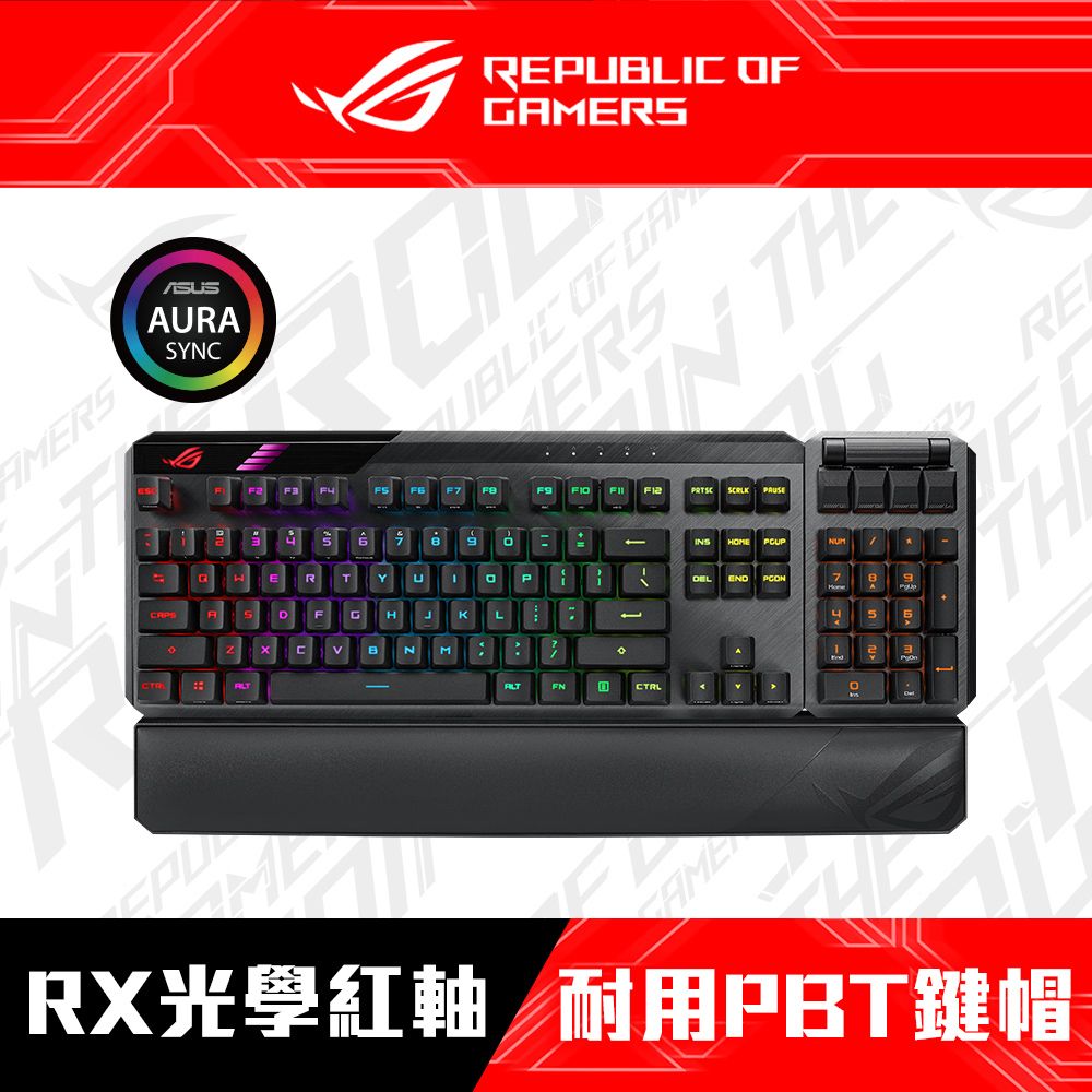 ASUSTek ゲーミングキーボード ROG Claymore II メカニカル ワイヤレス