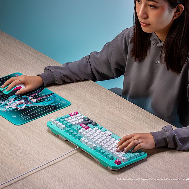 ASUS 華碩 TUF Gaming K3 Gen II Hatsune Miku Edition 電競鍵盤(初音聯名款)