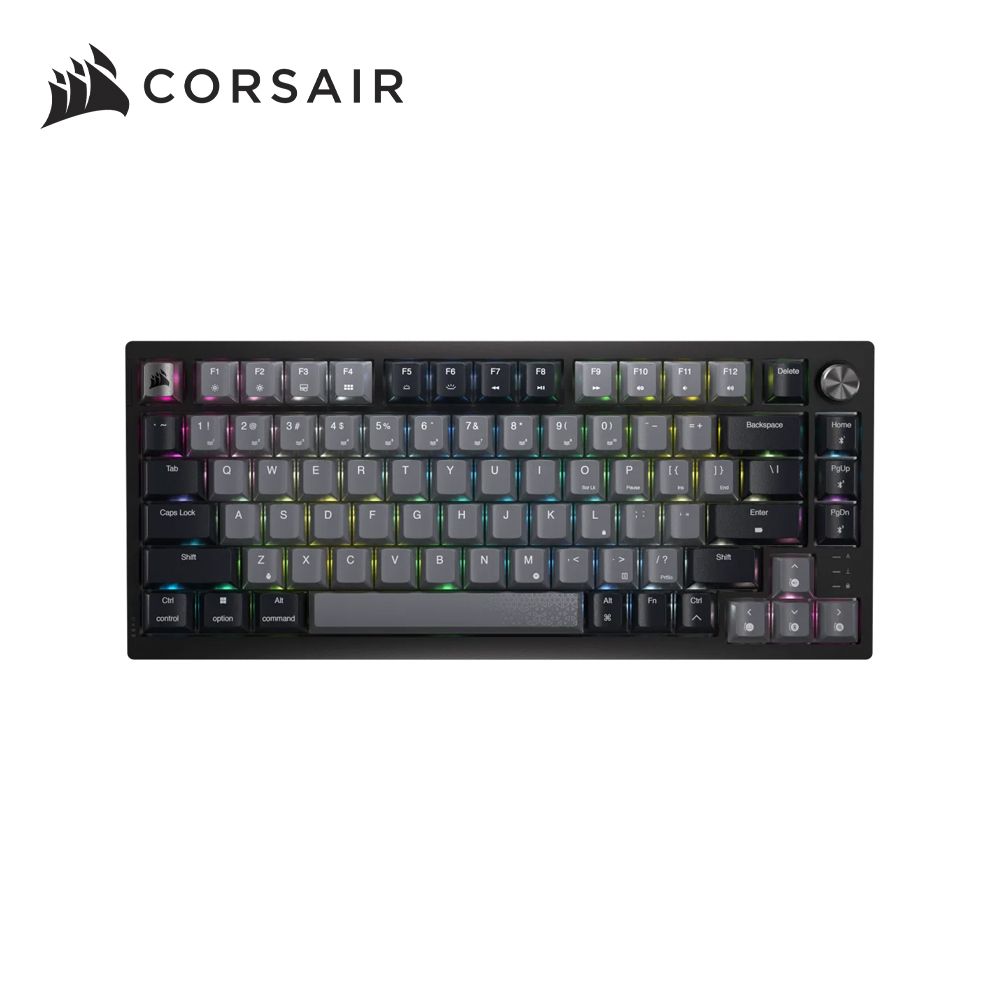 CORSAIR 海盜船  K65 PLUS WIRELESS 三模無線機械式電競鍵盤【灰】