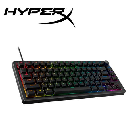 HyperX ALLOY RISE 75% RGB 機械式電競鍵盤(英文/PBT)