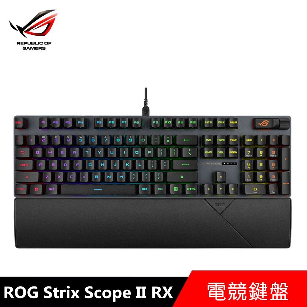 ASUS ROG 華碩   Strix Scope II 機械電競鍵盤 [RX PBT中文]