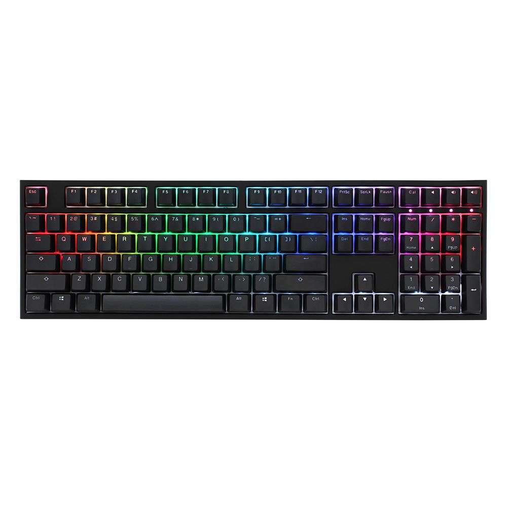 Ducky ONE 2 RGB 108鍵PBT二色鍵帽機械式鍵盤TTC快銀軸英文- PChome