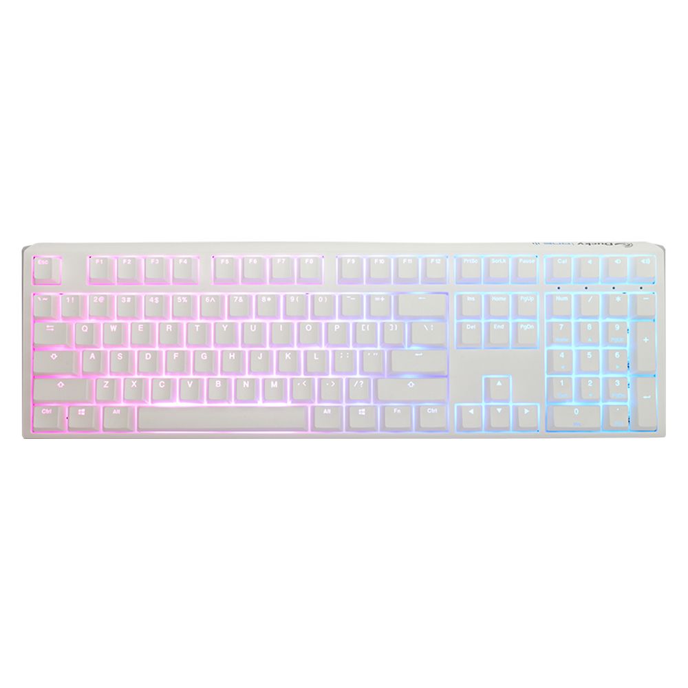 Ducky 創傑  One 3 Pure white100% RGB 白色 PBT二色 機械式鍵盤  中文