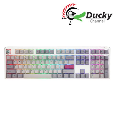 Ducky One 3 Mist Grey100% RGB 雪霧 PBT二色 機械式鍵盤 中文