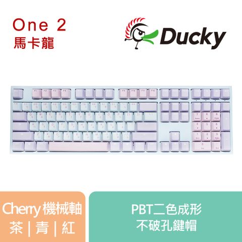 Ducky 創傑 One 2 100% 機械式鍵盤 馬卡龍 中文 無光
