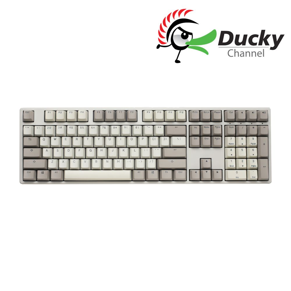 Ducky 創傑  Origin 100% 機械式鍵盤 (復古色 / Cherry軸 / PBT鍵帽 / 中文)