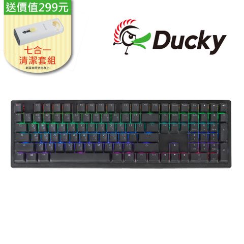 Ducky Zero 6108 100% 經典黑 3模機械式鍵盤 (Cherry MX2A / 中文)