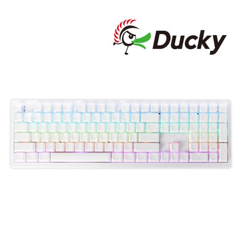 Ducky Zero 6108 100% 經典白 3模機械式鍵盤 (Cherry MX2A 茶軸 / 中文)