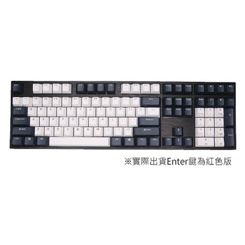 108鍵 黑白 PBT二色鍵帽組 英文