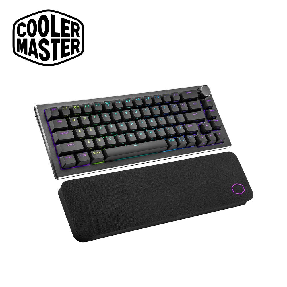 Cooler Master 酷碼  CK721 紅軸無線RGB機械式鍵盤(太空灰)