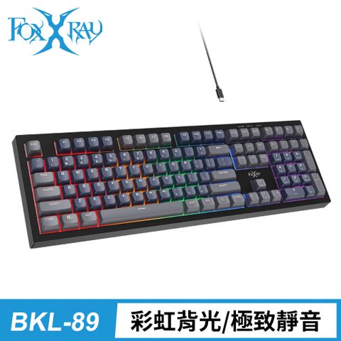 FOXXRAY 狐鐳 鋼尼爾戰狐電競鍵盤(FXR-BKL-85)