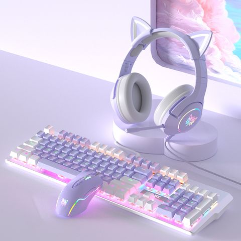 本手 雪月白紫 機械鍵盤