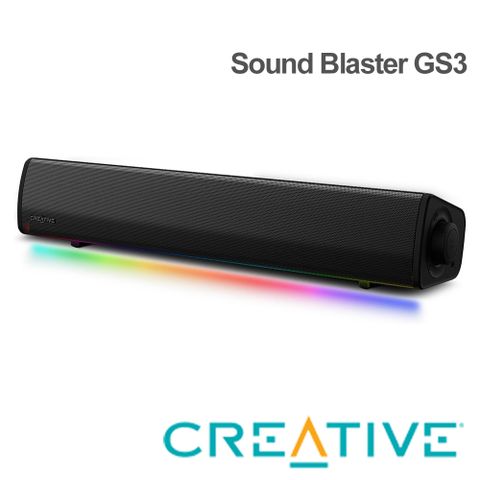 Creative Sound Blaster GS3 遊戲RGB條形喇叭