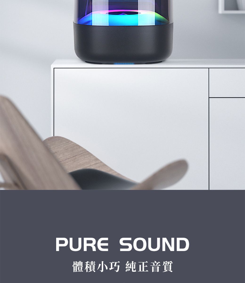 PURE SOUND體積小巧 純正音質