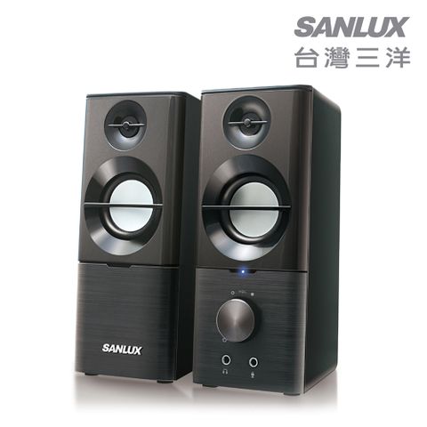 ★ 高傳真身歷聲立體音效 ★SANLUX台灣三洋 2.0聲道USB多媒體喇叭 SYSP-190
