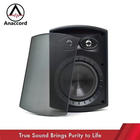 Anaccord 雅那歌音響 6吋雙高音 IP66防水系列 壁掛式音響 重低音 音響喇叭 （一組）