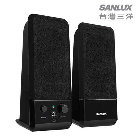 ★ 高傳真身歷聲立體音效 ★SANLUX台灣三洋 2.0聲道USB多媒體喇叭 SYSP-M210