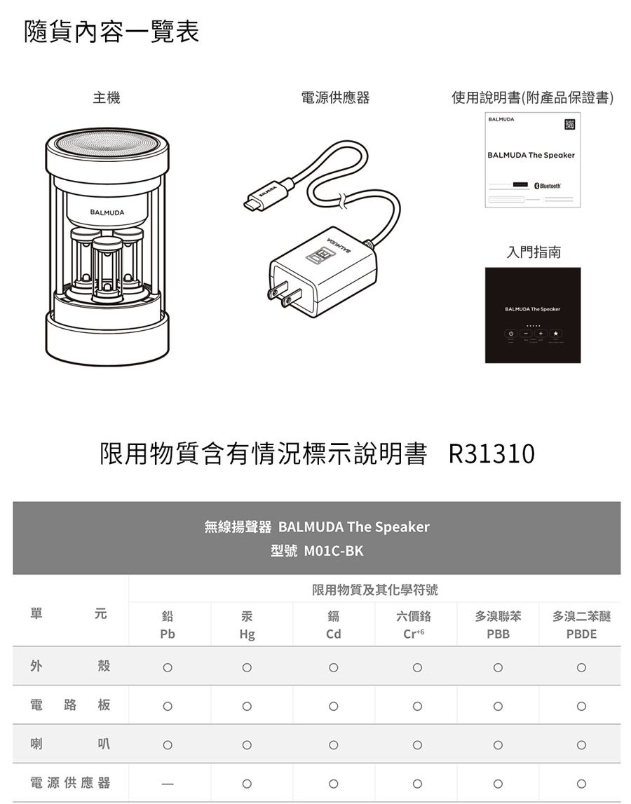 BALMUDA The Speaker 無線揚聲器M01C-BK - PChome 24h購物