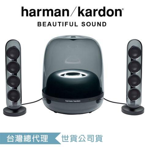 睽違10年最新力作Harman Kardon SoundSticks 4 藍牙2.1聲道多媒體水母喇叭 黑色