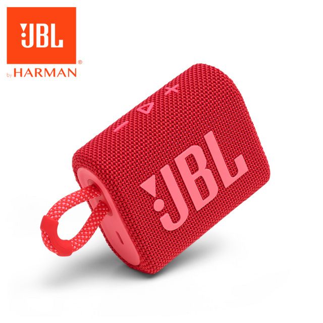 JBL  GO 3 可攜式防水藍牙喇叭(紅色)