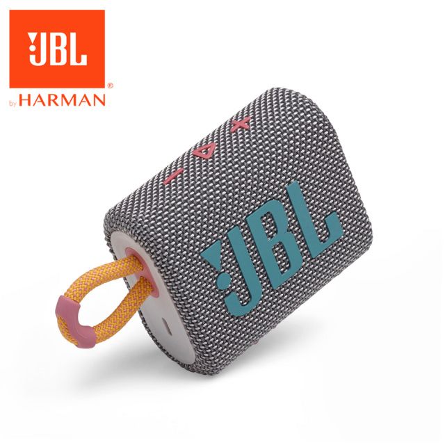 JBL  GO 3 可攜式防水藍牙喇叭(灰色)