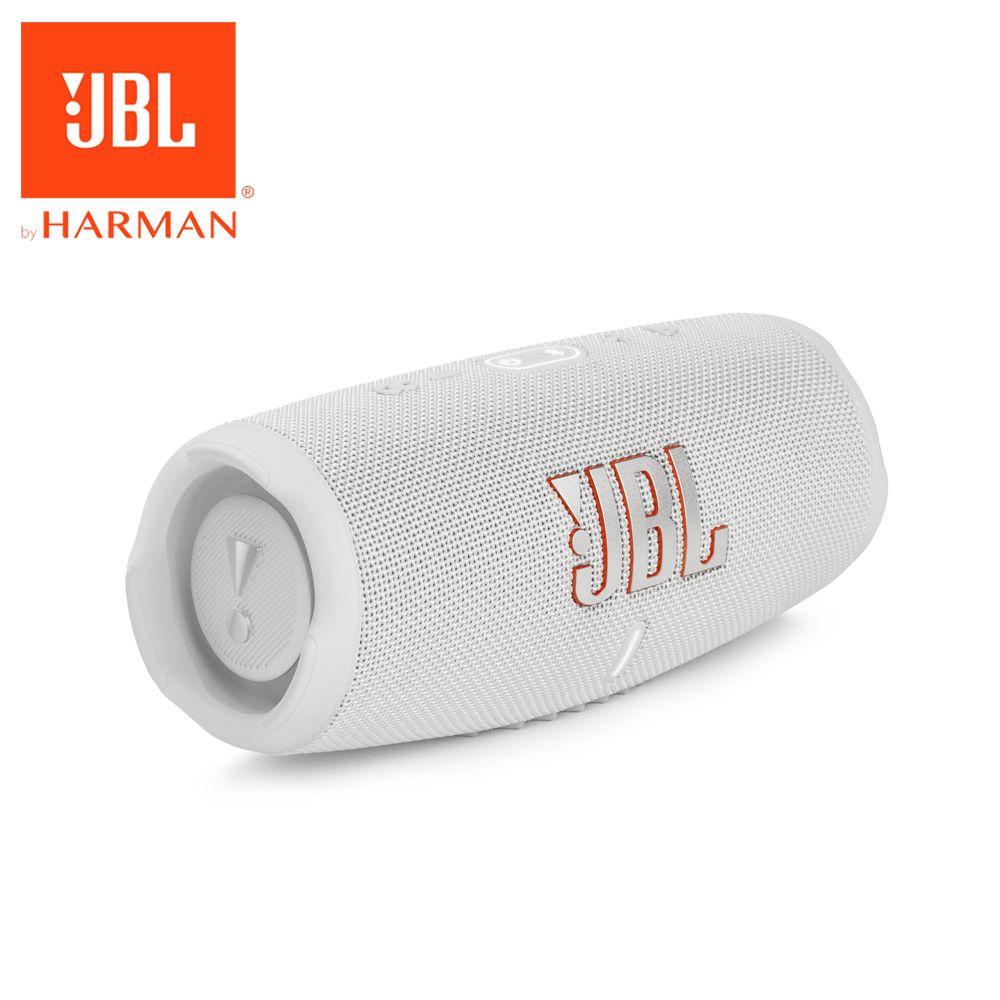 JBL  Charge 5 可攜式防水藍牙喇叭(白色)