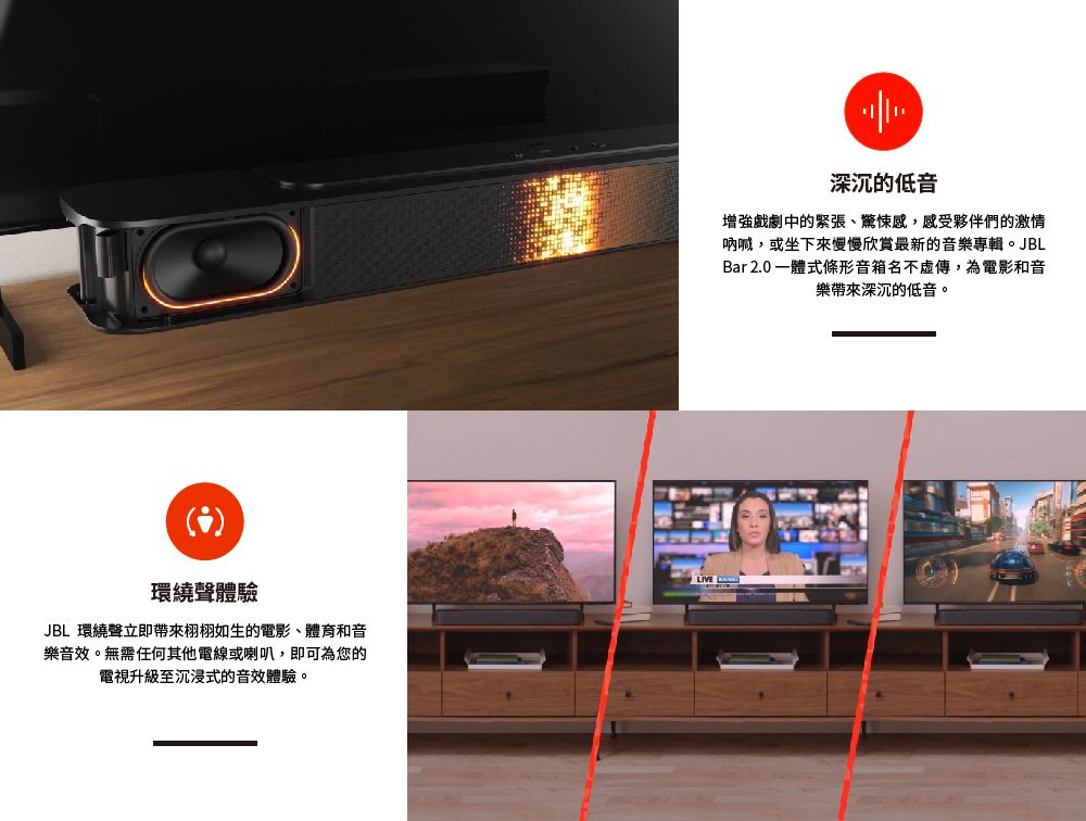 JBL Bar 2.0 ALL-IN-ONE MK2 家庭劇院喇叭- PChome 24h購物